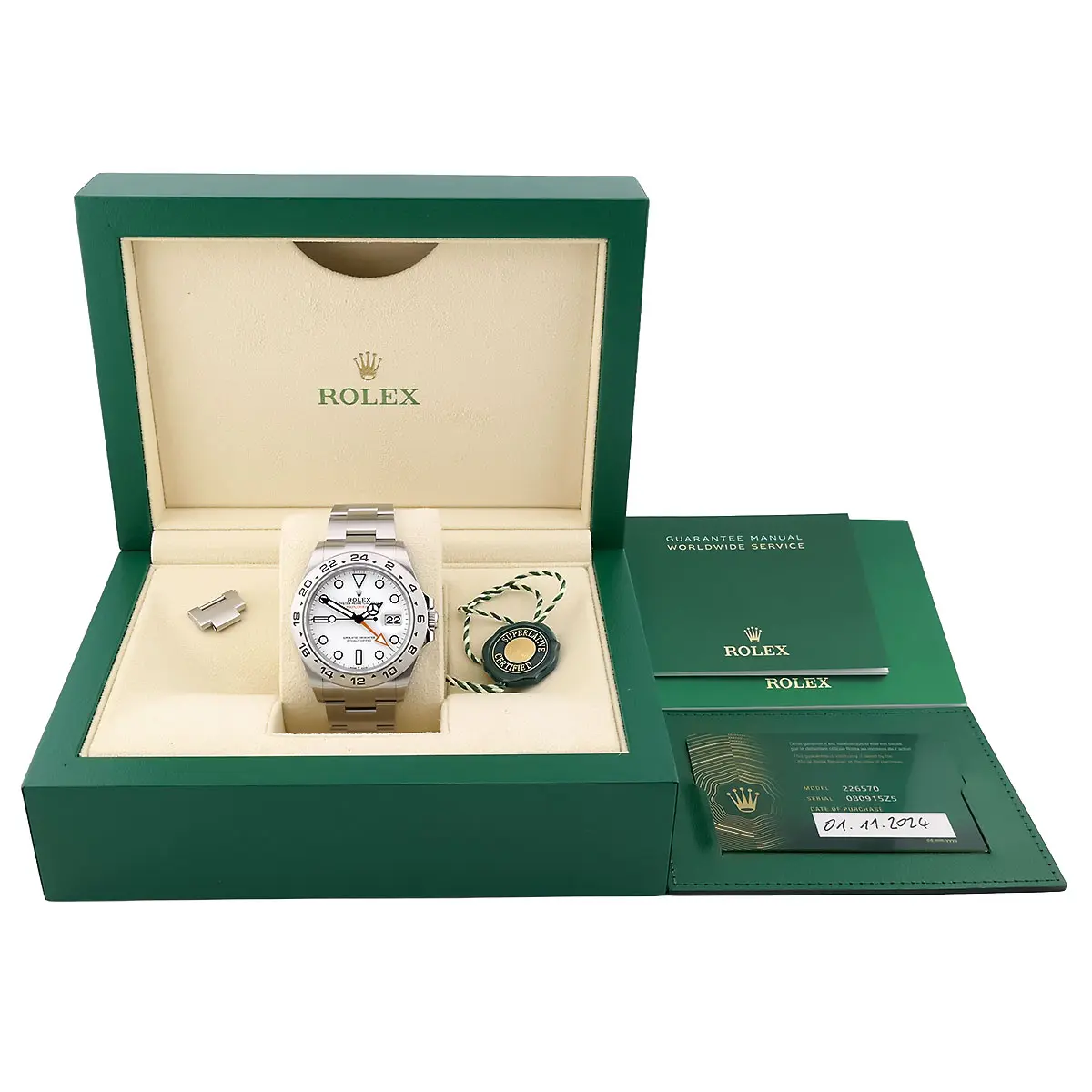 ROLEX | Oyster Perpetual Explorer II | Ref. 226570 – Full Set – NOS – Bild 7