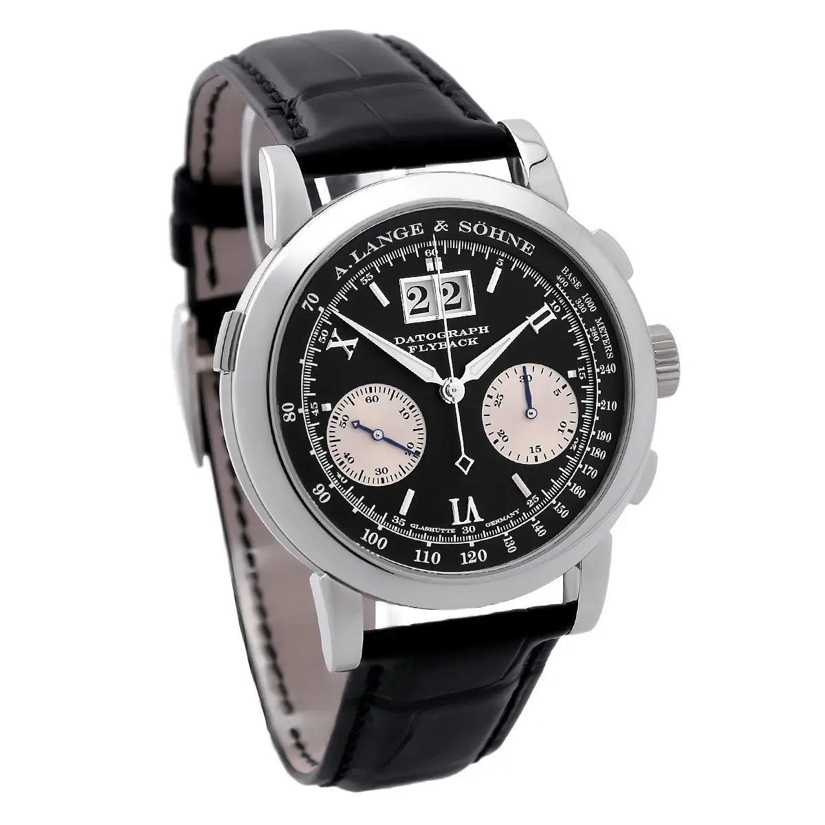 A. Lange & Söhne Datograph Platin 403.035 Neuwertig Links