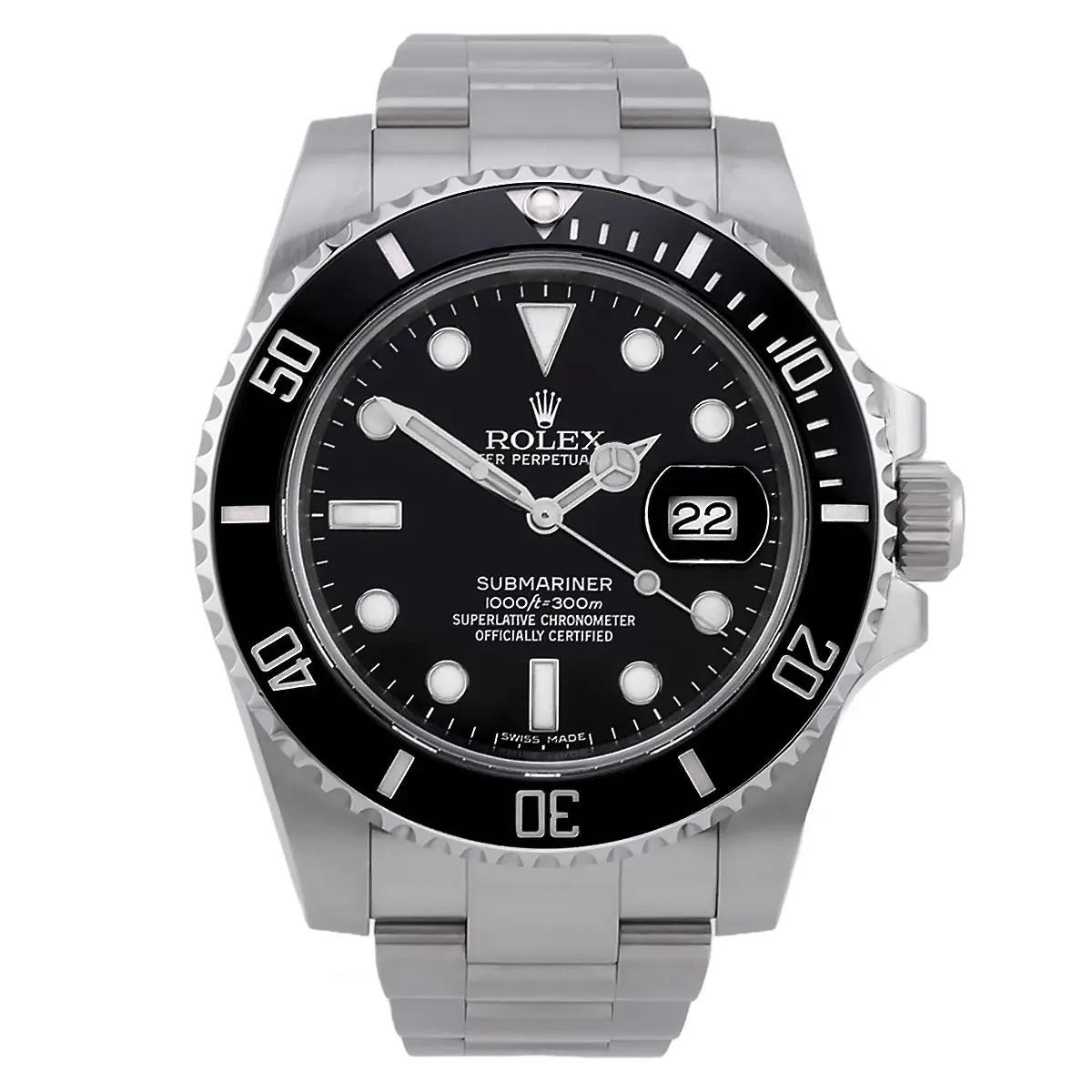 ROLEX | Oyster Perpetual Submariner Date | Ref. 116010LN – LC100 – Full Set