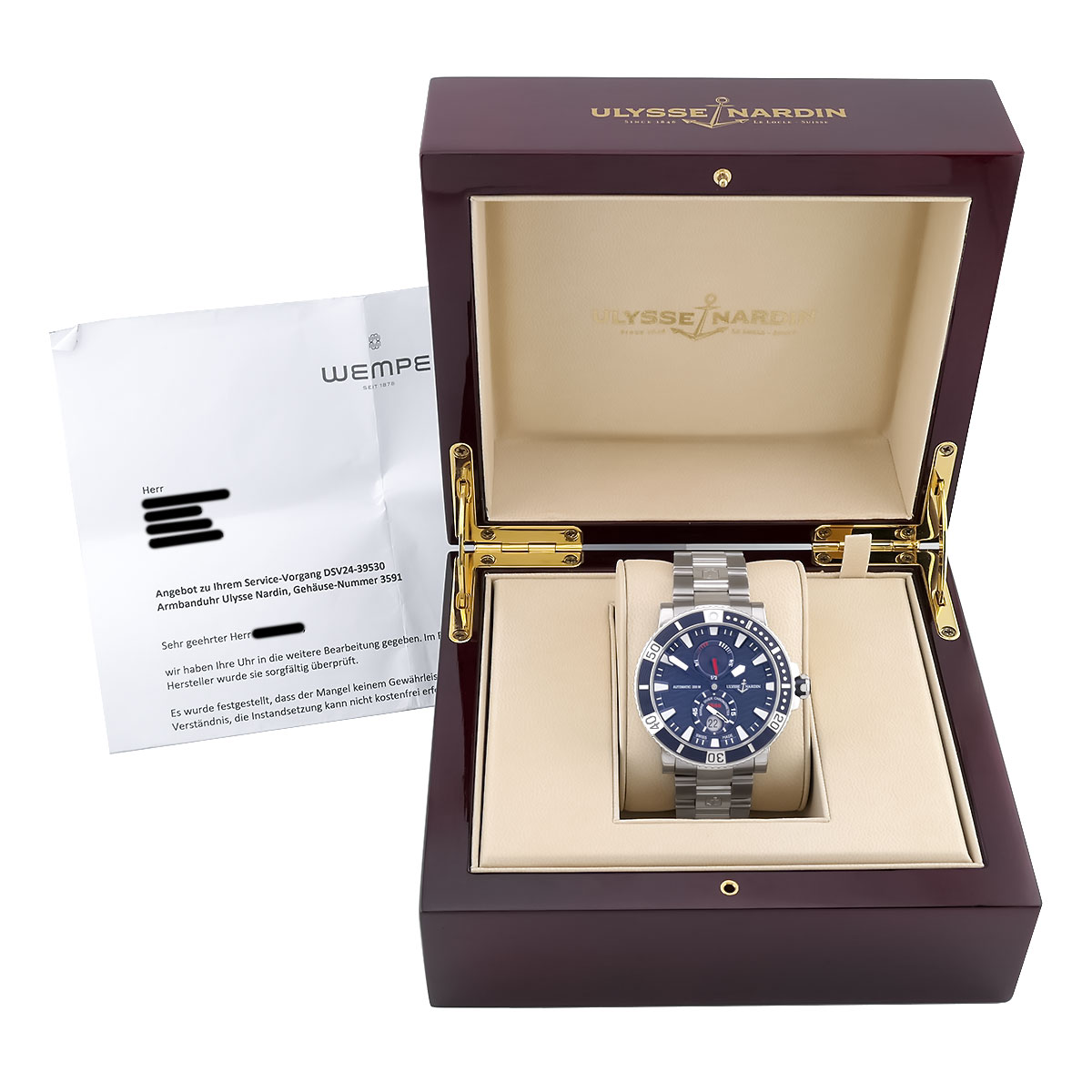 ULYSSE NARDIN | Maxi Marine Diver Service 2025 | Ref. 263-90-7M-93 ULYSSE NARDIN | Maxi Marine Diver Service 2025 | Ref. 263-90-7M-93