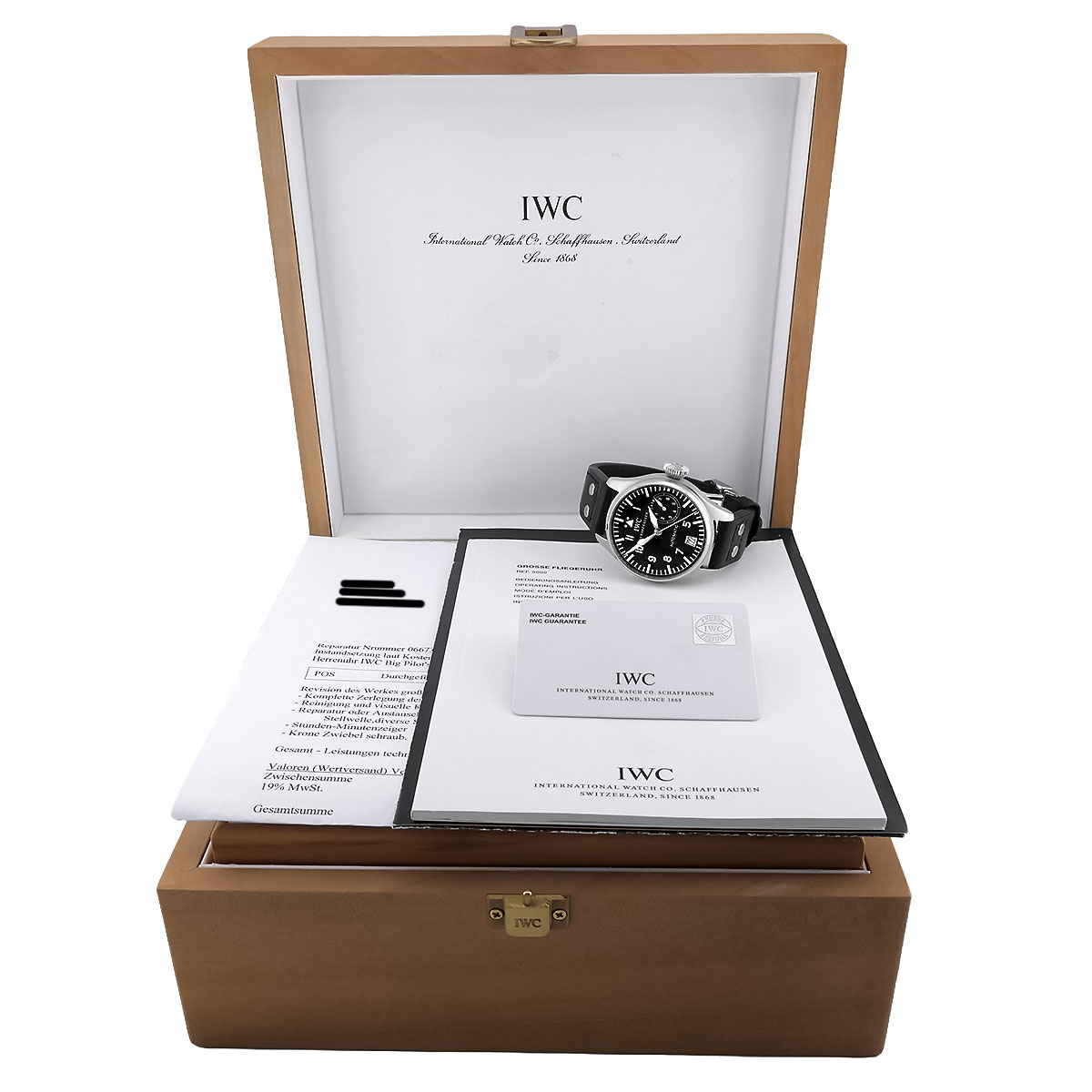 IWC Large Pilot's Watch Big Pilot Ref. IW500201 Box Papers IWC Large Pilot's Watch Big Pilot Ref. IW500201 Box Papers