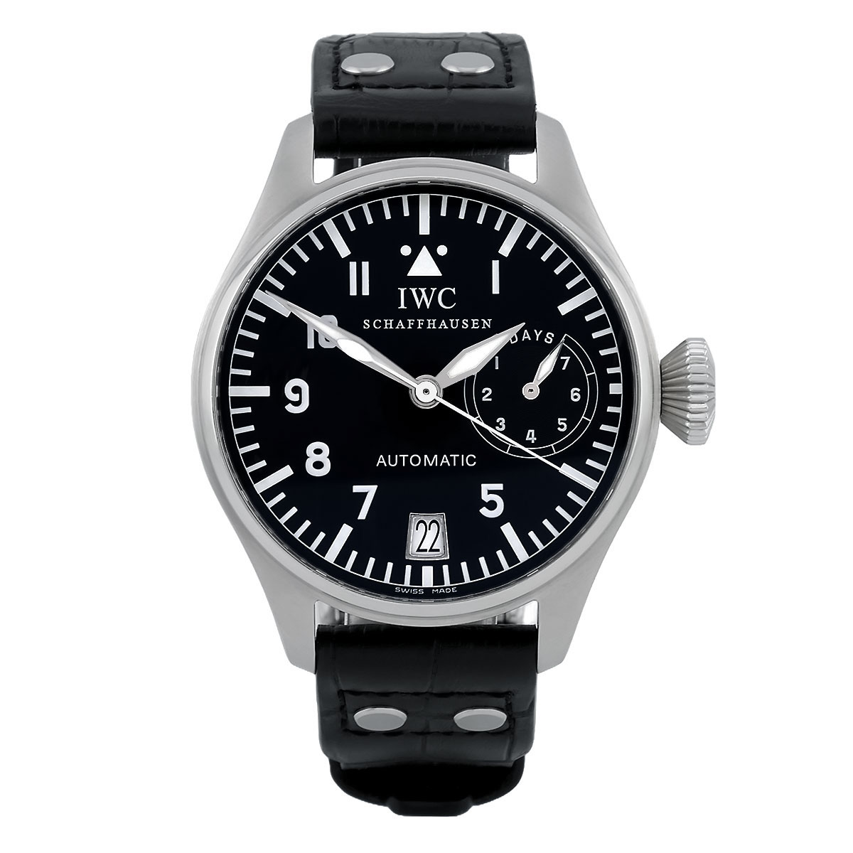 IWC Large Pilot's Watch Big Pilot Ref. IW500201 Front IWC Large Pilot's Watch Big Pilot Ref. IW500201 Front