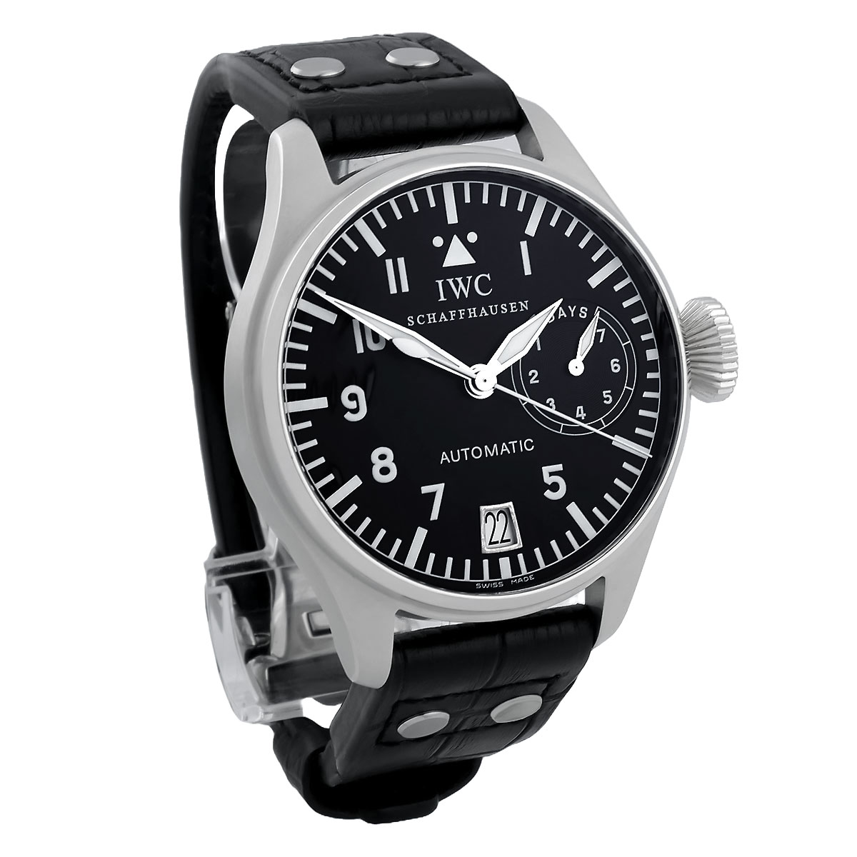 IWC Large Pilot's Watch Big Pilot Ref. IW500201 Front Left IWC Large Pilot's Watch Big Pilot Ref. IW500201 Front Left