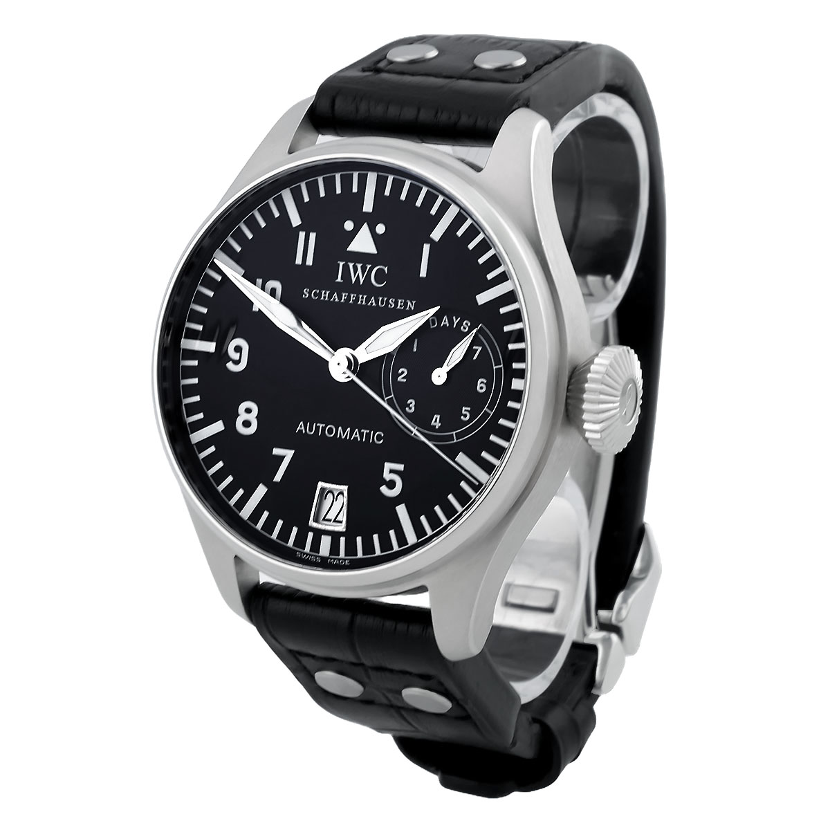 IWC Large Pilot's Watch Big Pilot Ref. IW500201 Front Right IWC Large Pilot's Watch Big Pilot Ref. IW500201 Front Right