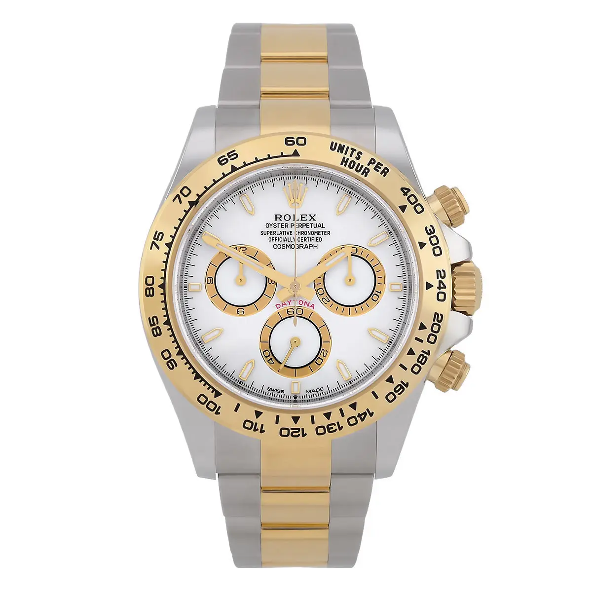 Rolex Oyster Perpetual Cosmograph Daytona Stahl/Gold 126503 Ungetragen Frontansicht