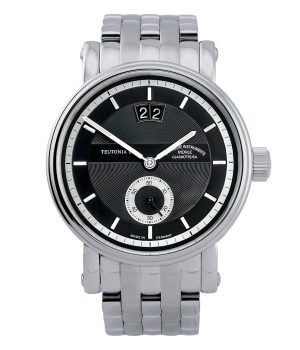 MÜHLE GLASHÜTTE Edition Schwarze Teutonia II Großdatum Ref. M1-30-83 Front