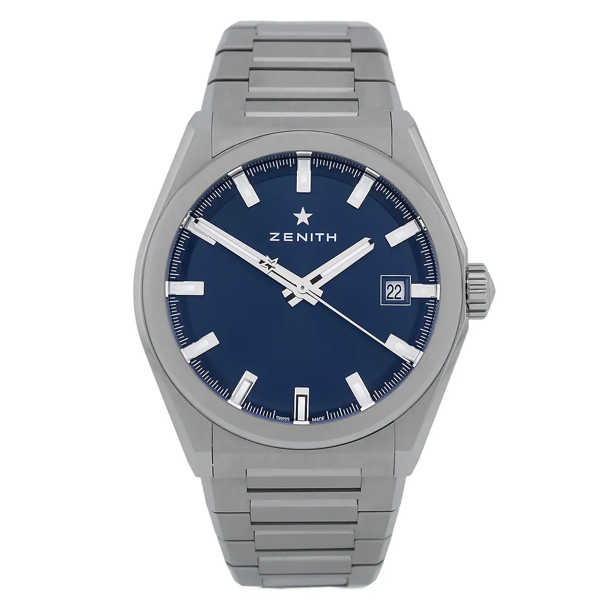 Zenith Defy Classic Titan Blau Sonnenschliff 95.9000.670/51.M9000 Front