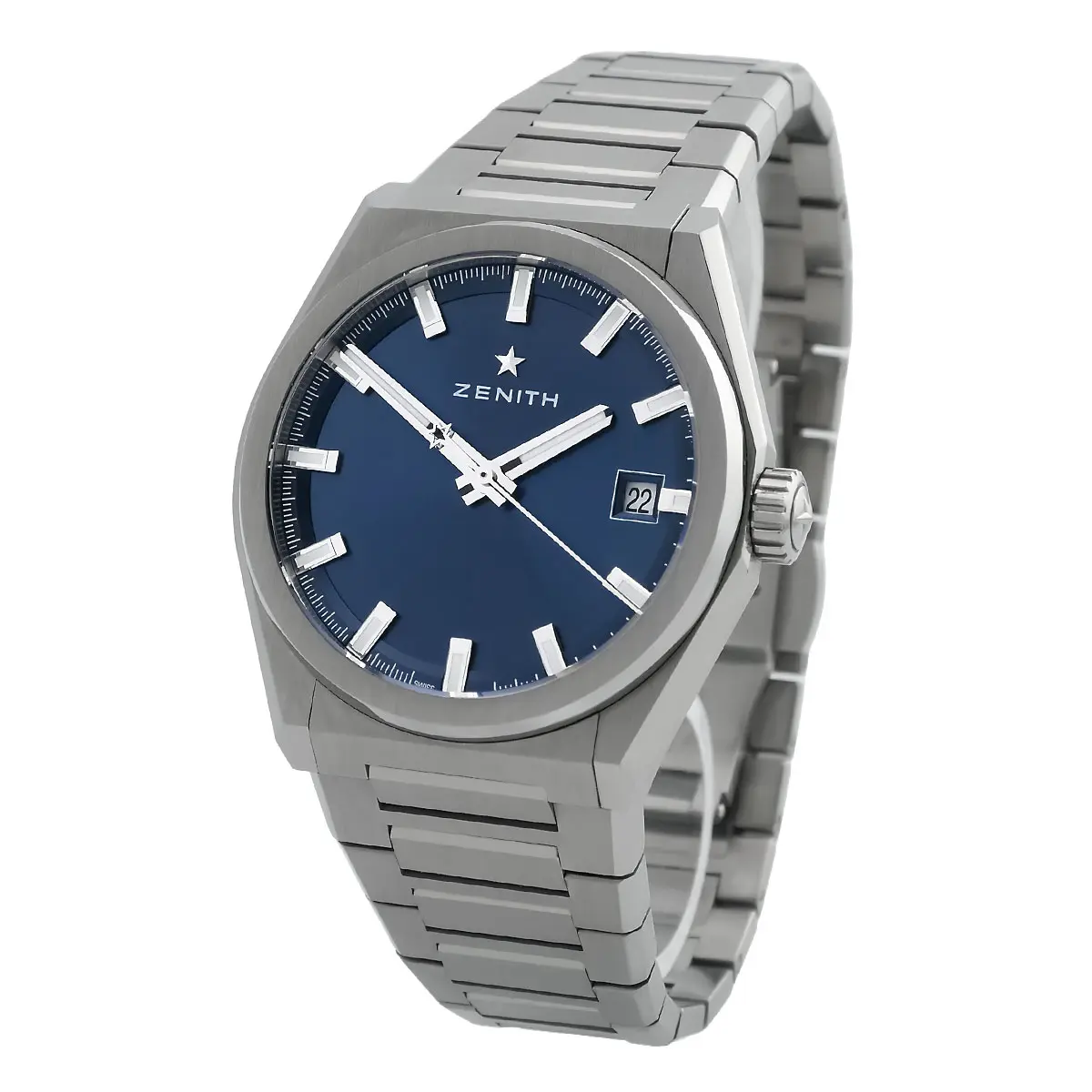 Zenith Defy Classic Titan Blau 95.9000.670/51.M9000 Profil Rechts