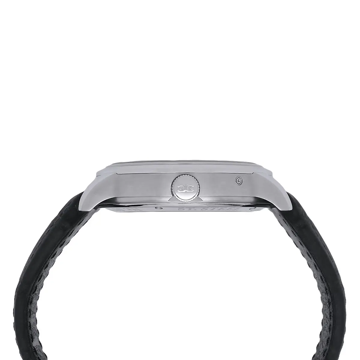 Glashütte Original PanoMaticLunar XL stainless steel gray 90-02-36-12-05 Detail crown