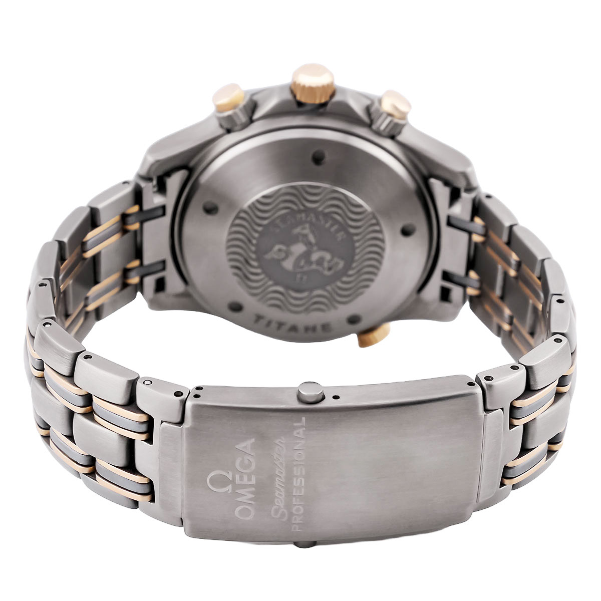 Omega Seamaster Diver 300m Chrononograph Titan Tantal Rosegold 22968000 Band Omega Seamaster Diver 300m Chrononograph Titan Tantal Rosegold 22968000 Band
