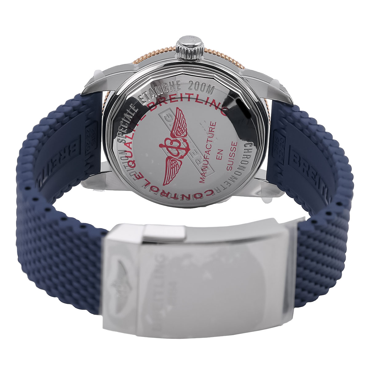 Breitling | Superocean Heritage B20 Automatic 42 steel/red gold blue dial | Ref. UB2010161C1S1 - Full Set - NOS - Image 5