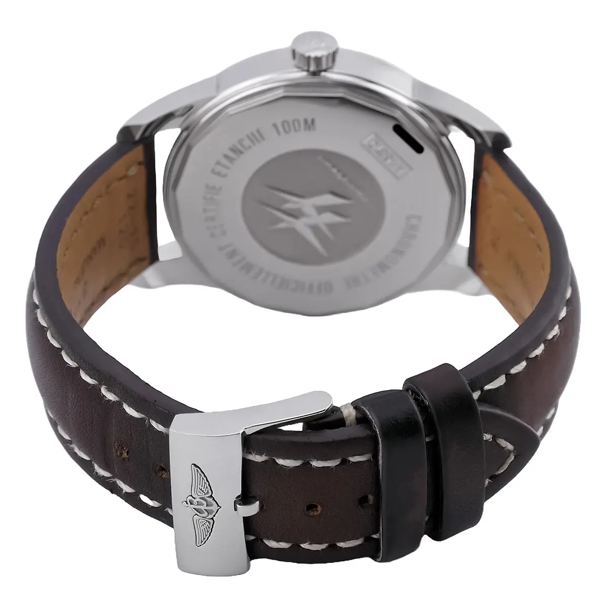 Breitling Transocean Day & Date A4531012/G751 Detail der Edelstahl-Dornschließe