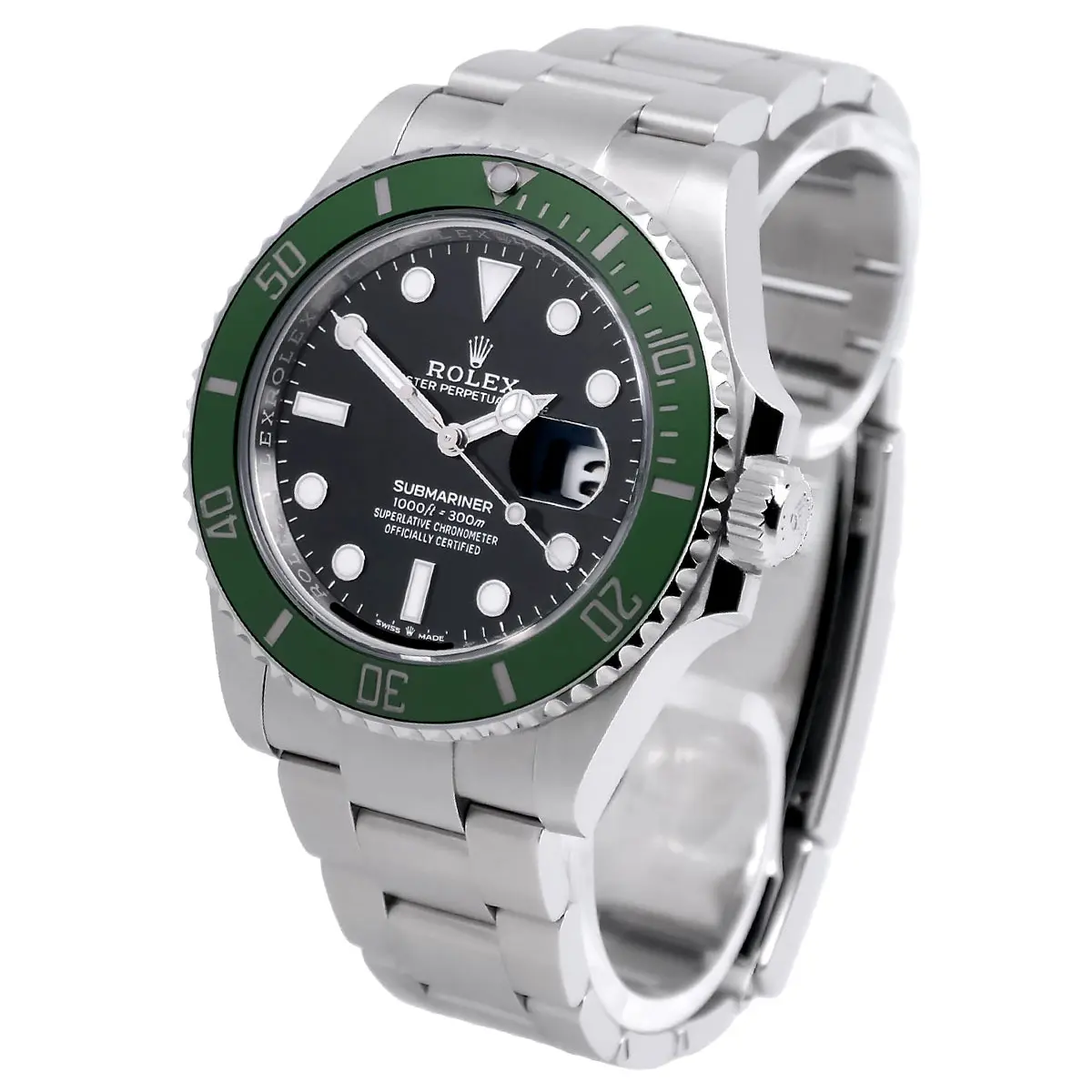 Rolex Submariner Date Oystersteel 126610LV Starbucks Gehäuse rechts