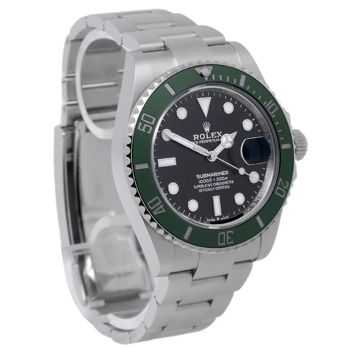 Rolex Submariner Date Oystersteel 126610LV Gehäuseprofil links