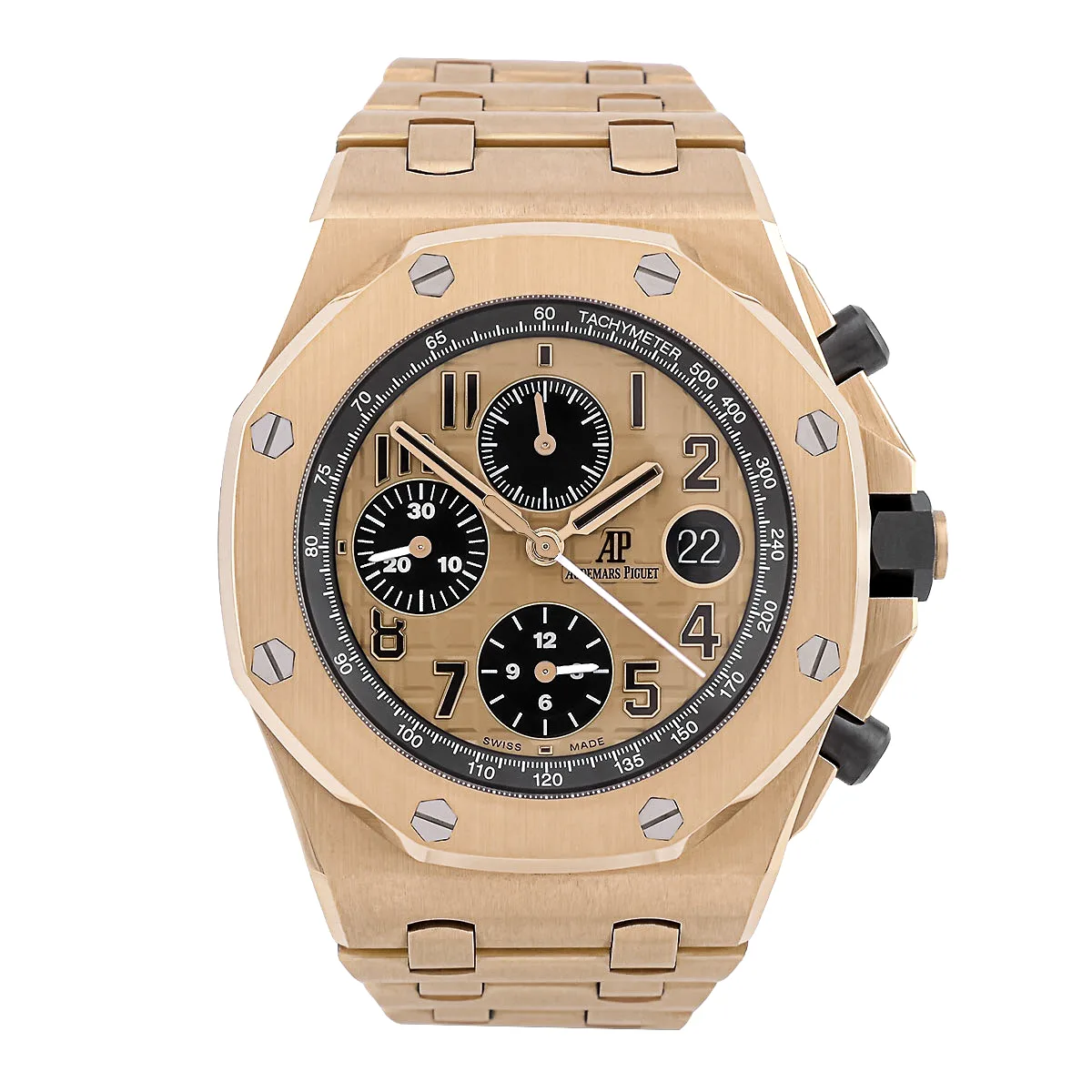 Audemars Piguet Royal Oak Offshore Rosegold 26470OR.OO.1000OR.01 sehr gut Front