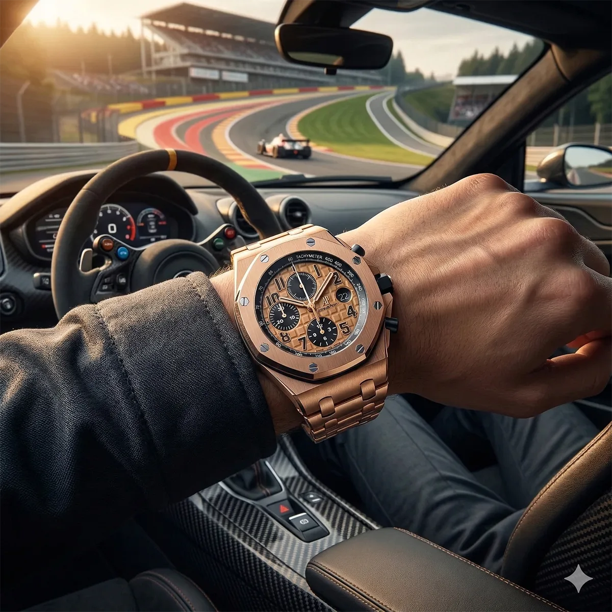 Audemars Piguet Royal Oak Offshore Rosegold 26470OR.OO.1000OR.01 sehr gut Synthographie