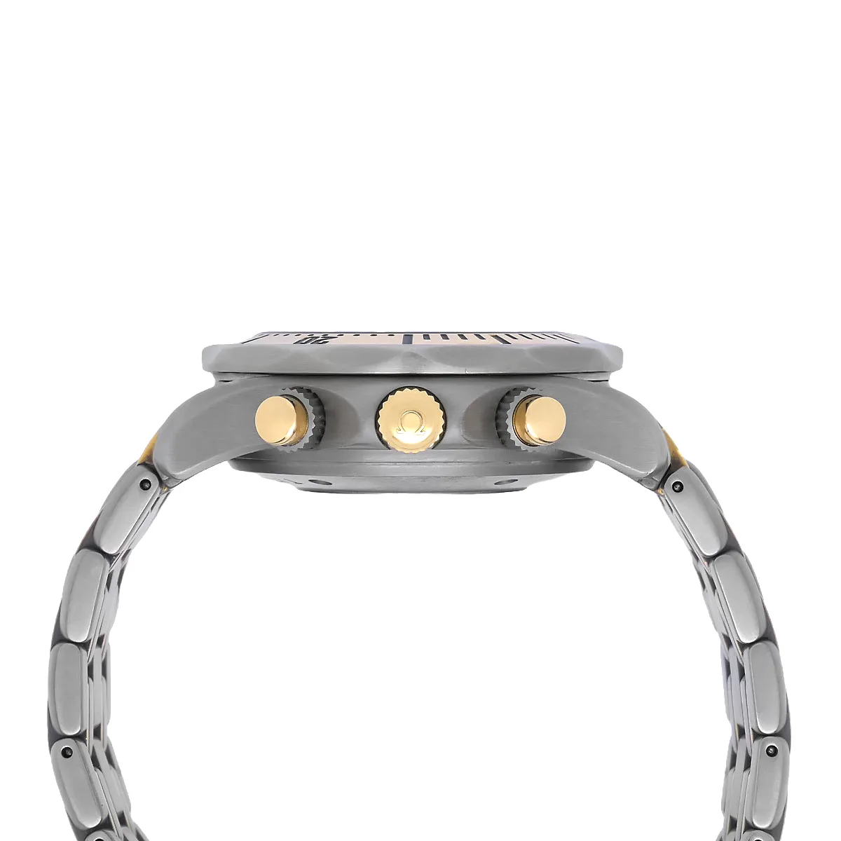 Omega Seamaster Diver 300m Chronograph Titan Gelbgold 22978000 Service 2023 Krone