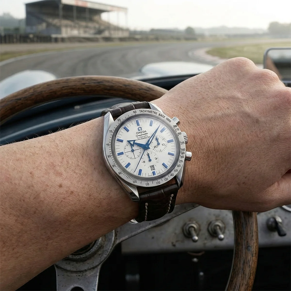 Omega Speedmaster Broad Arrow stainless steel 3551.20.00 Very good Wristshot