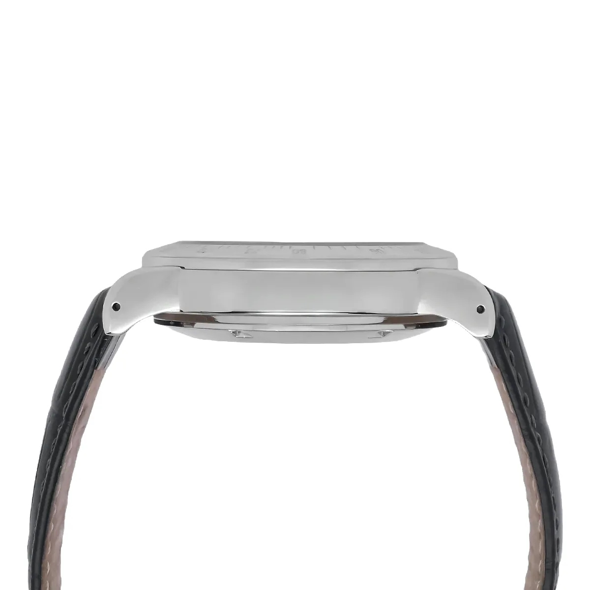 Zenith Rainbow Edelstahl schwarz 02.0350.400 sehr guter Zustand Gehäuseflanke poliert