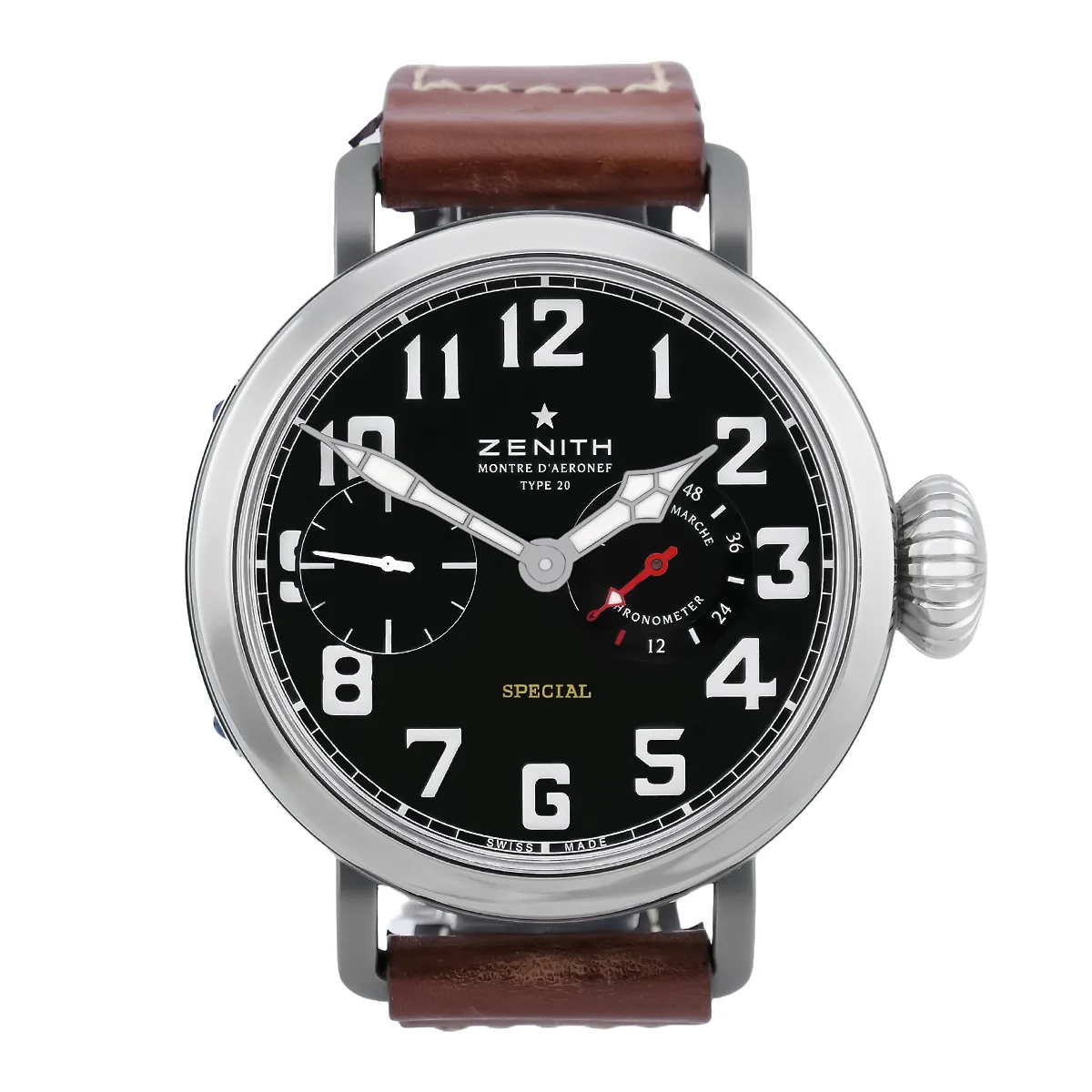 Zenith Type 20 Titan 95.2420.5011 Front view