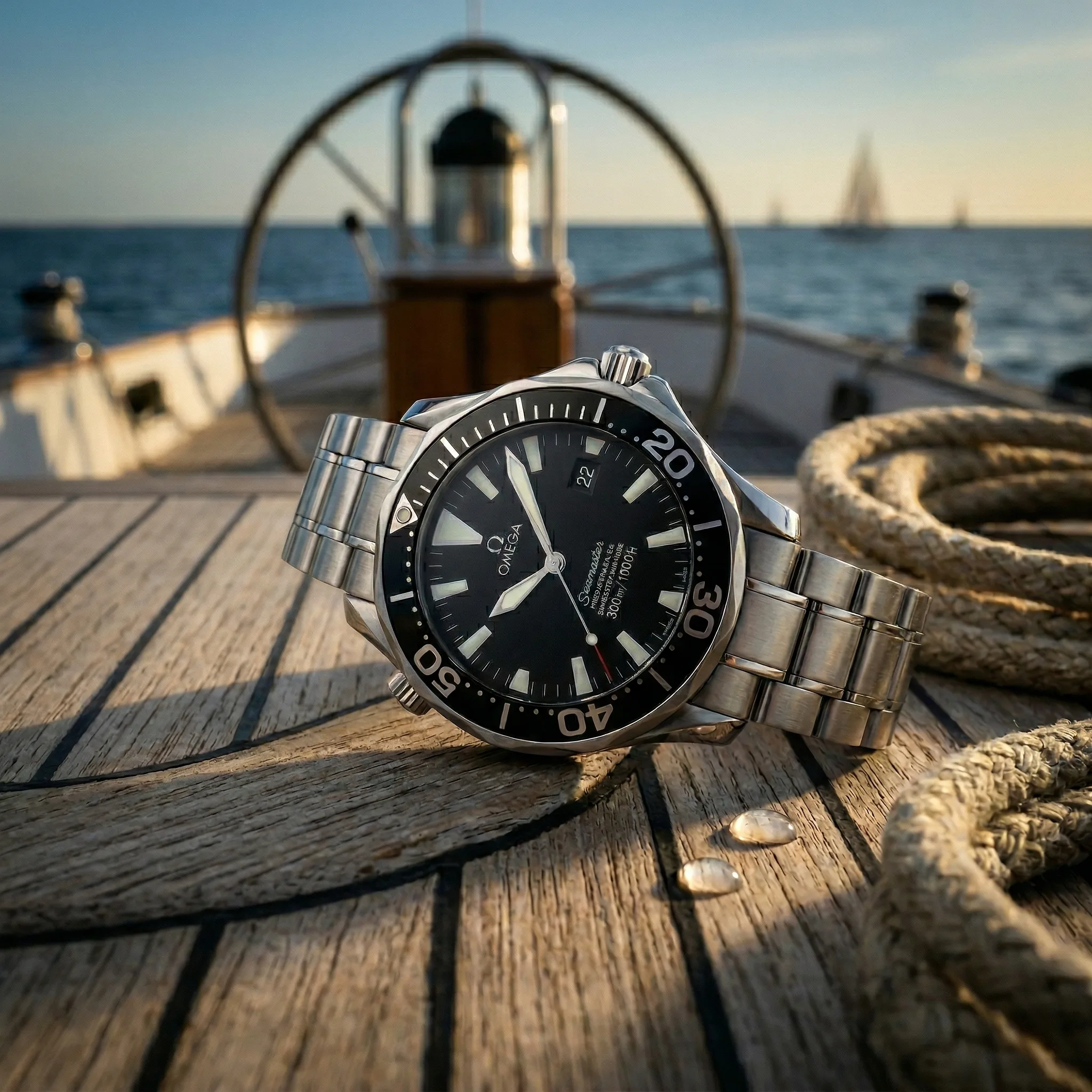 Omega Seamaster 300M Edelstahl 2254.50.00 Sehr gut Stillleben