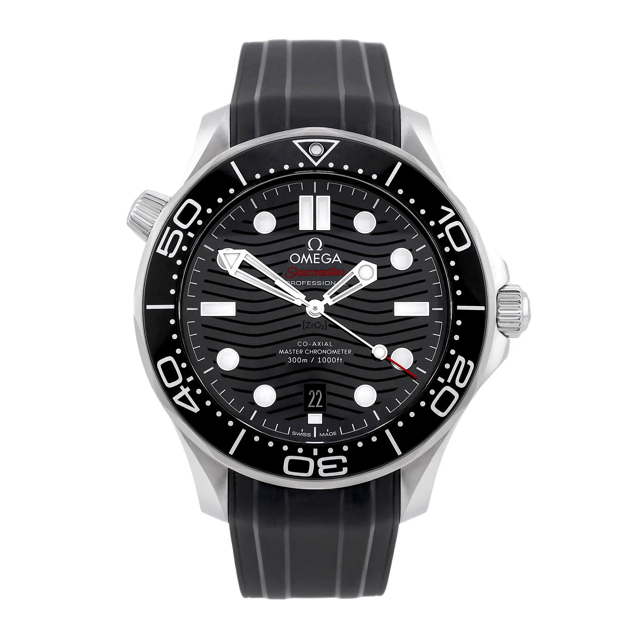 Omega Seamaster Diver 300M Edelstahl 210.32.42.20.01.001 Neuwertig Front