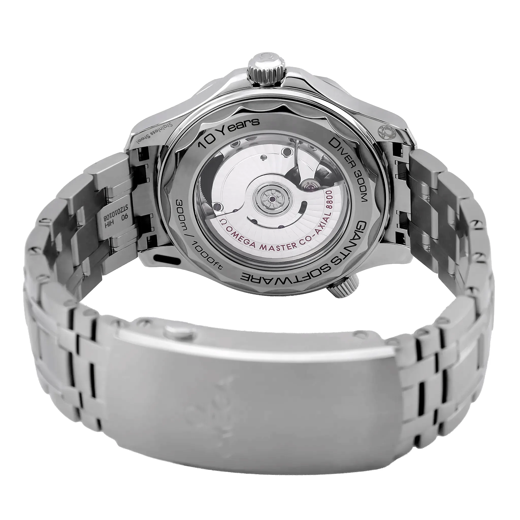 Omega Seamaster Diver 300M Edelstahl 210.30.42.20.01.001 Sichtboden