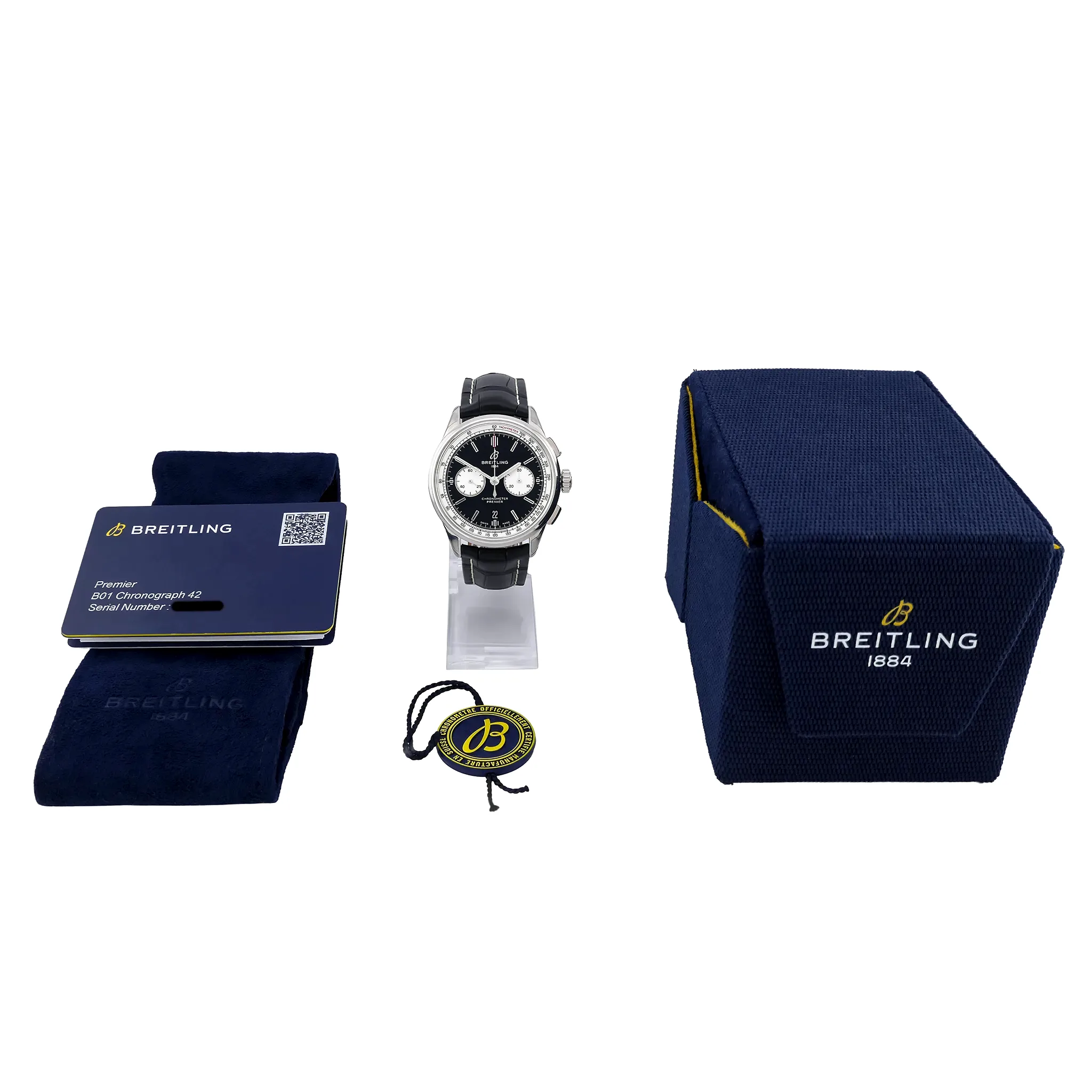Breitling Premier B01 Chronograph 42 AB0118371B1P2 Full Set mit Box und Papieren