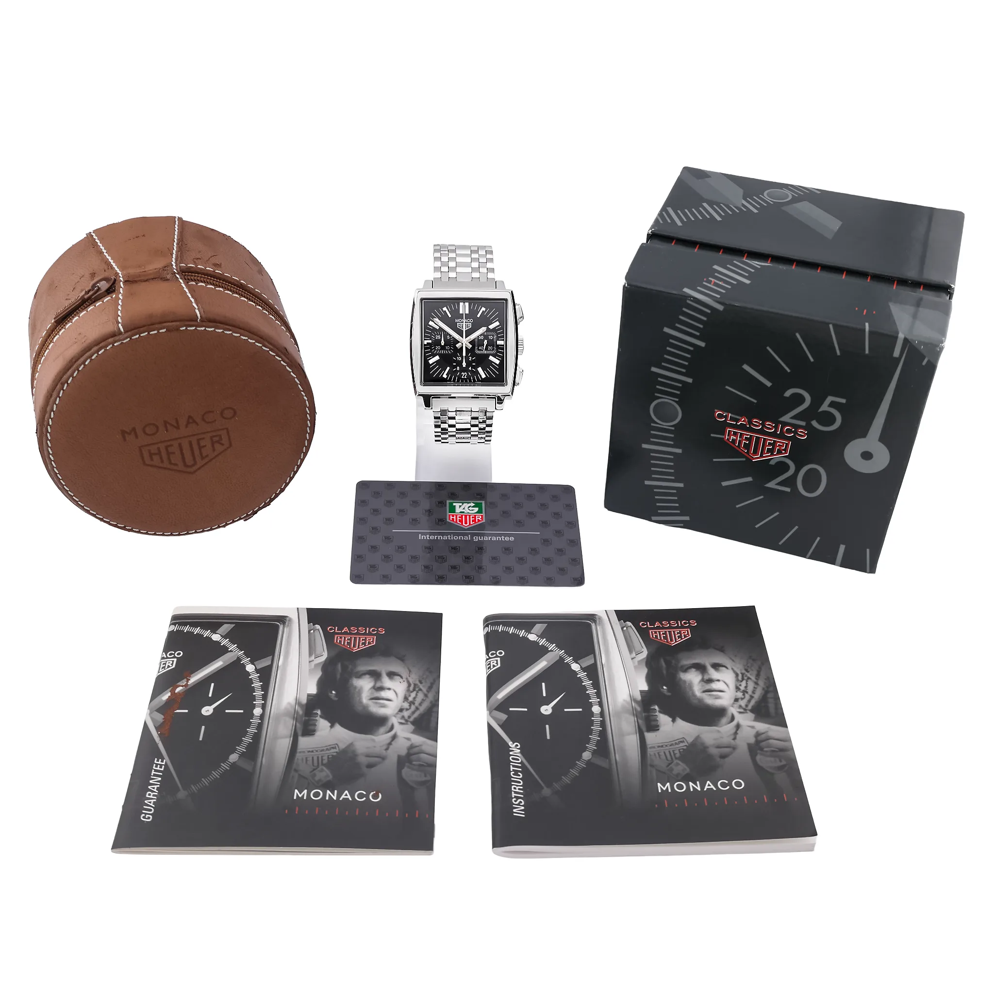 TAG Heuer Monaco CS2111 Full Set mit Box und Papieren
