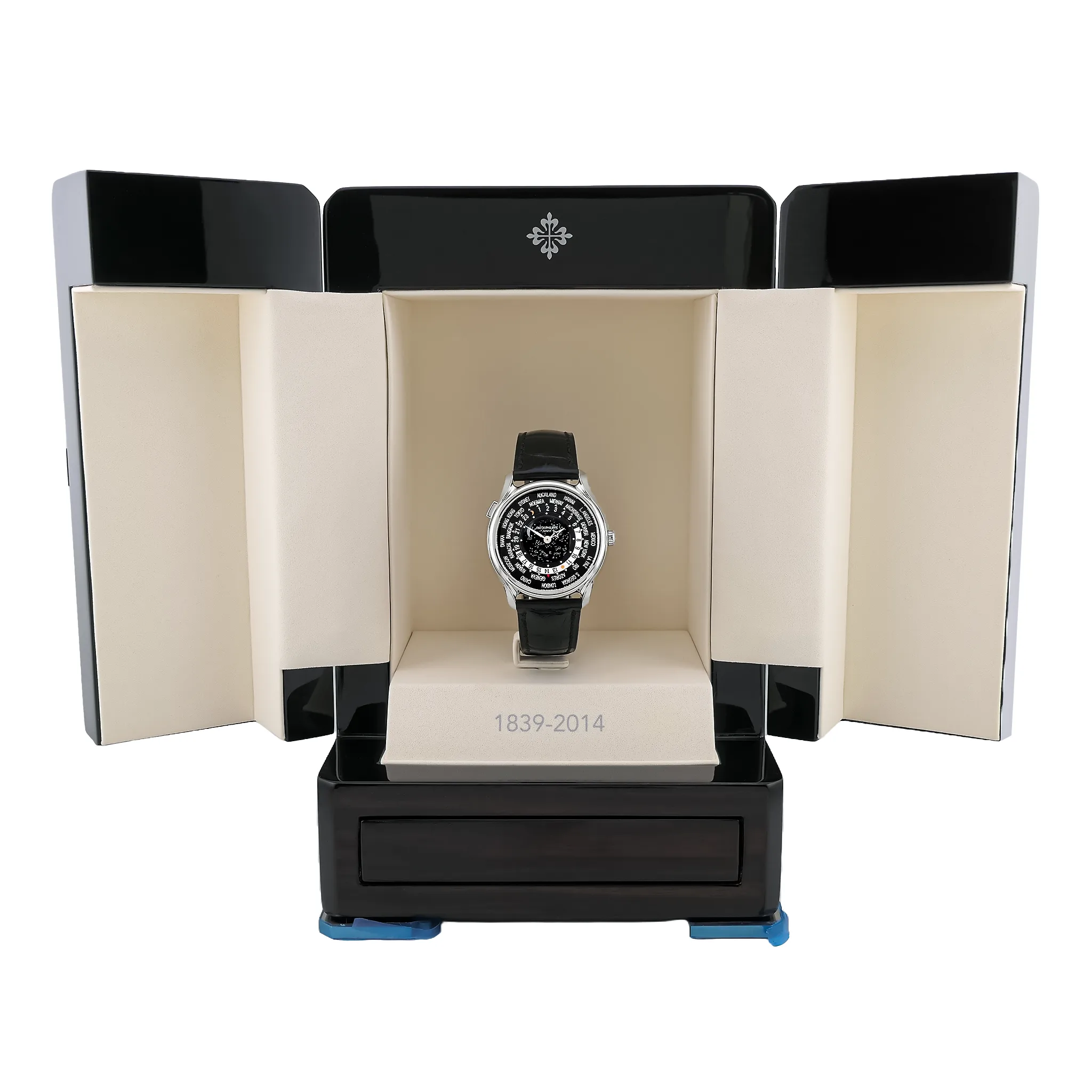 Patek Philippe World Time Moon 5575G-001, Weißgold, Box