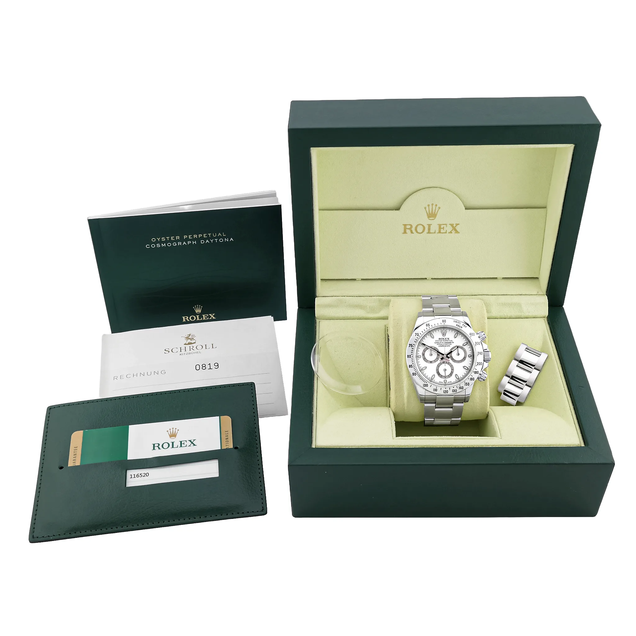 Rolex Cosmograph Daytona 116520 Full Set mit Box und Papieren
