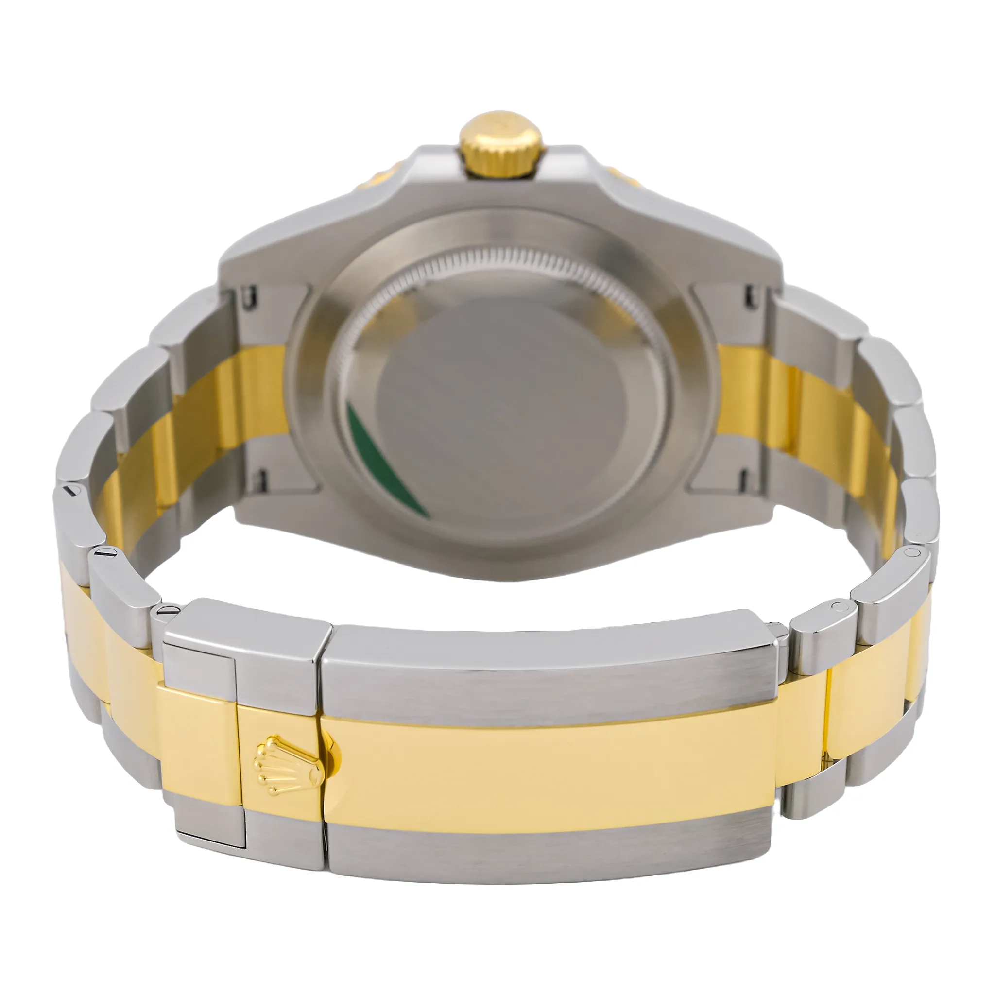 Rolex Submariner Date 126613LB, Detailansicht der Oysterlock-Faltschließe mit Glidelock