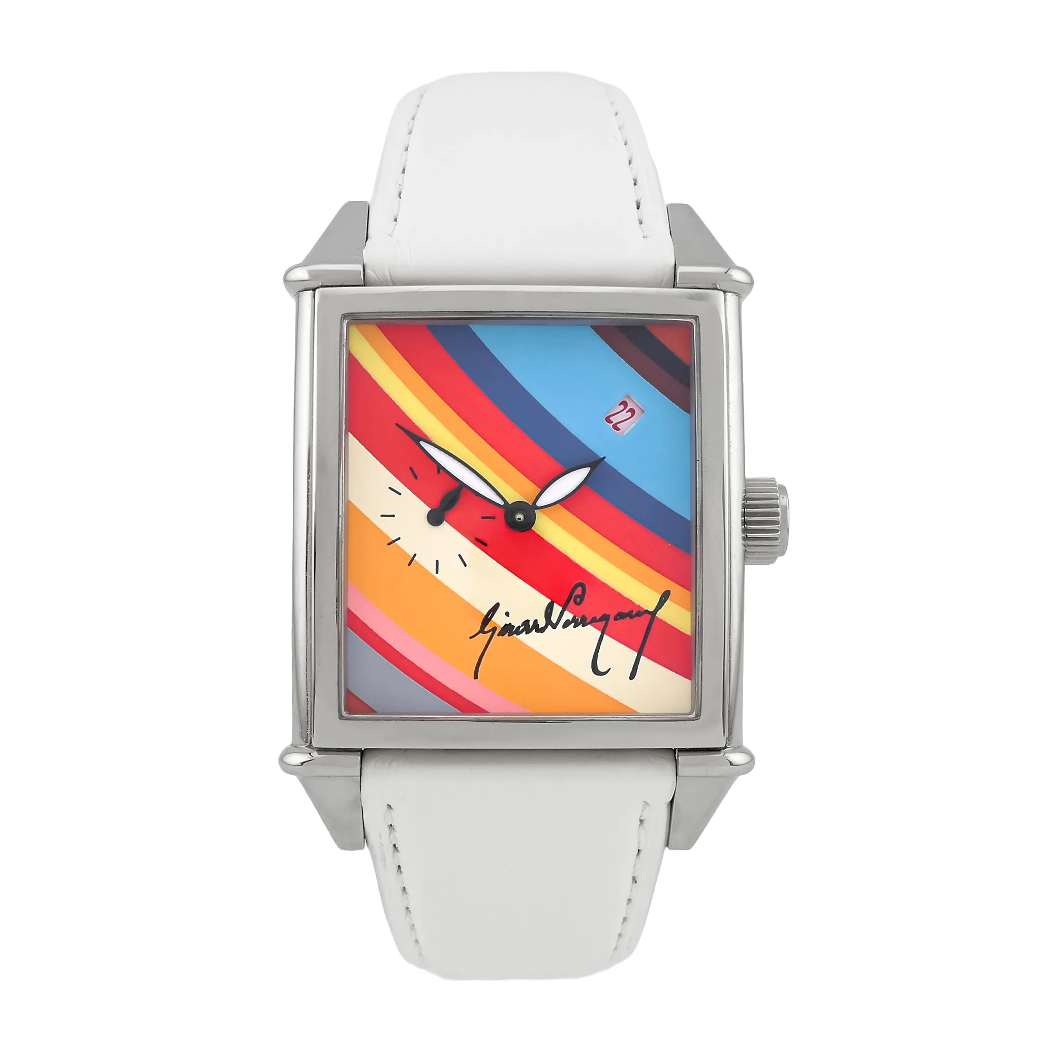 Girard-Perregaux Vintage 1945 Ref. 25830.0.11.0900 Frontansicht mit Rainbow-Zifferblatt